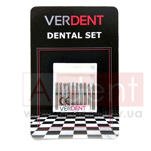 ���� ����  �������� �������� Cavity Preparation Set, for Kids (Verdent), ������, ��� ����, 10 �� - 780.00 ���
