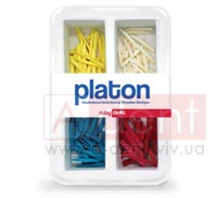 ��� ������, ������ �����`��� ��������� �������������� (Inci Dental), Platon, Anatomical Interdental Wooden Wedges, Ruby Dent, 4 ����, 100 ��. - 416.00 ���