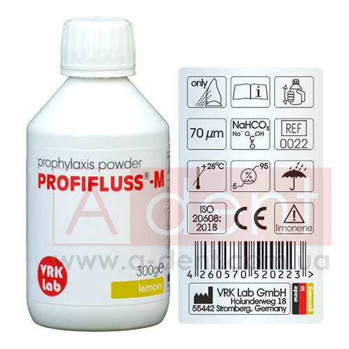 ������� �������������� Profifluss-M ����� (VRK Lab GmbH), Profifluss-M mit Zitronenaroma, Profifluss with lemon aroma, �������������� ���������� ������� ��������� � �������� ������, 70 �����, 300� - 676.00 ���