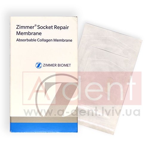 ǳ���� Zimmer Socket Repair Membrane 10 x 20 mm (Zimmer Biomet Dental), � 0154, Absorbable Collagen Membrane - 6107.40 ���